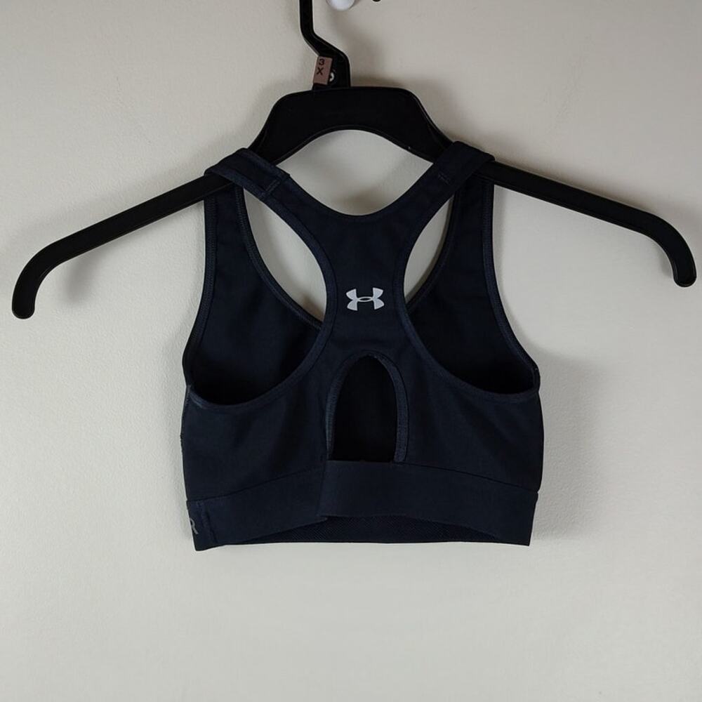 Under armour black workout sports bra womens XS - Picture 3 of 6
